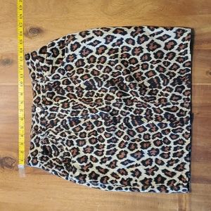 MEXX Women's Black Leopard print Skirt